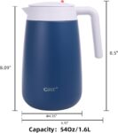 GiNT 54Oz/1.6L Thermal Coffee Carafe Wide Mouth - Double Wall Vacuum Insulated Stainless Steel Beverage Dispenser with Safety Lock discount